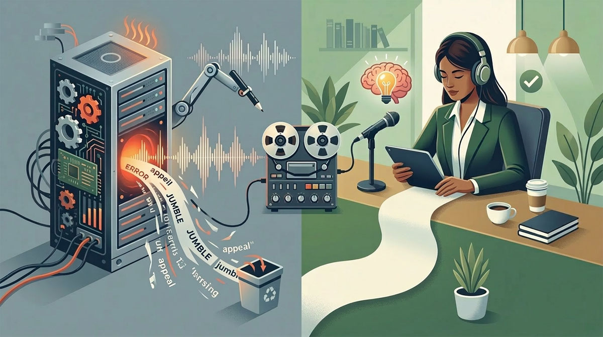 תמלול הקלטות AI